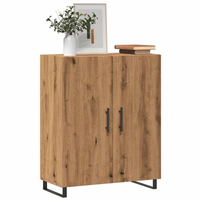 Berkfield Home Sideboard Artisan Oak 69.5x34x90 cm Engineered Wood in Brown - image 1