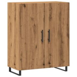 Berkfield Home Sideboard Artisan Oak 69.5x34x90 cm Engineered Wood in Brown - thumbnail 2