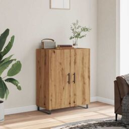Berkfield Home Sideboard Artisan Oak 69.5x34x90 cm Engineered Wood in Brown - thumbnail 3