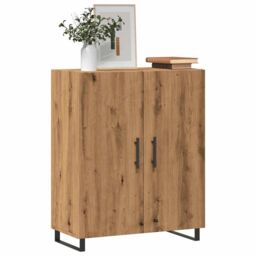 Berkfield Home Sideboard Artisan Oak 69.5x34x90 cm Engineered Wood in Brown - thumbnail 1