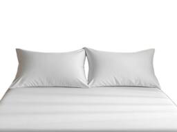 Snug City Luxury 400TC Sateen Cotton Housewife Pillowcase Pair Hotel Quality in White - Size: Standard Pillow Case - thumbnail 2