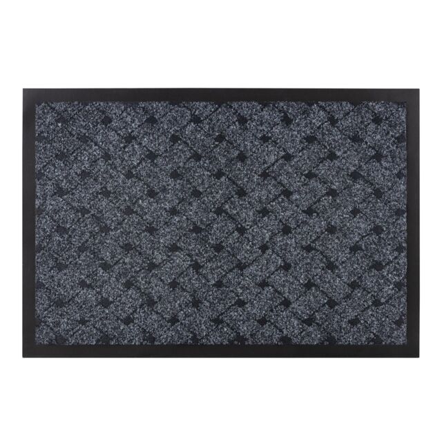 RugsX Antislip Vectra Doormat in Grey - Size: 50 cm x 80 cm - image 1