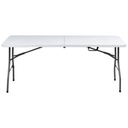 Wyld and Coco White 4-Seater Foldable Garden Dining Set - Modern No Assembly - thumbnail 5