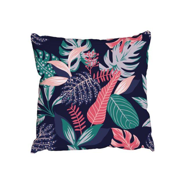 Benjamin Tate Design Cushions - Painted tropical exotic leaves (Cushion)