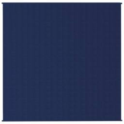 Berkfield Home Weighted Blanket Blue 200x200 cm 9 kg Fabric - thumbnail 3