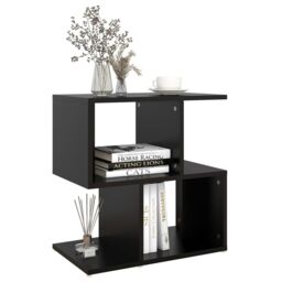 Berkfield Home Bedside Cabinets 2 pcs Black 50x30x51.5 cm Engineered Wood - thumbnail 4
