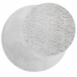 Berkfield Home Rug HUARTE Short Pile Soft & Washable Grey √ò 80 cm - Size: Medium - thumbnail 3