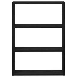Berkfield Home Wall Shelf Black 43x9x60 cm Engineered Wood - Size: 43 x 9 x 60 cm - thumbnail 4
