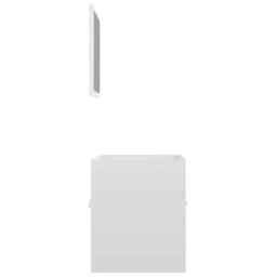 Berkfield Home Durable 2 Piece Bathroom Furniture Set High Gloss White Engineere - thumbnail 7