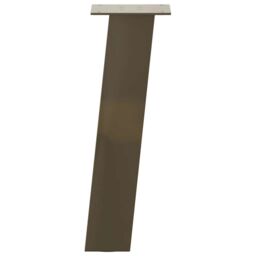 Berkfield Home Coffee Table Legs 4 pcs Natural Steel 42 cm Steel in Brown - thumbnail 5