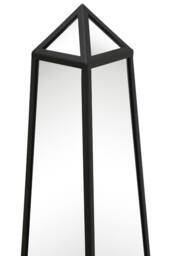 MirrorOutlet Black Metal Edged Mirrored Garden Ornament (120CM X 25CM X 25CM) - Size: 1 Pack - thumbnail 5