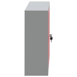 Berkfield Home Tool Cabinet Wall-Mounted Red 100x20x55 cm Steel - Size: 100 x 20 x 55 cm - thumbnail 8