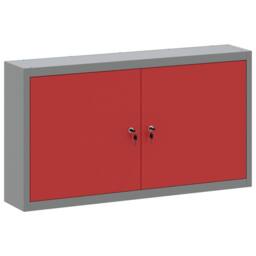 Berkfield Home Tool Cabinet Wall-Mounted Red 100x20x55 cm Steel - Size: 100 x 20 x 55 cm - thumbnail 2