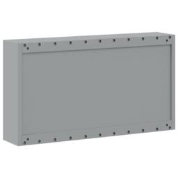 Berkfield Home Tool Cabinet Wall-Mounted Red 100x20x55 cm Steel - Size: 100 x 20 x 55 cm - thumbnail 6