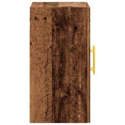 Berkfield Home Wall Cabinet Old Wood 60x31x60 cm Engineered Wood in Brown - Size: 60 x 31 x 60 cm - thumbnail 5