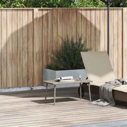 Berkfield Home Garden Coffee Table Rectangular Light Grey 80x40x37 cm Poly Rattan - Size: 80 x 40 x 37 cm - thumbnail 2