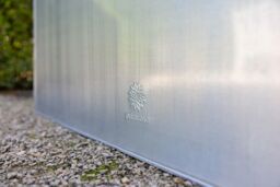 Primrose Large Zinc Tall Trough Planter with Insert in Silver 89cm in Metallic Silver - thumbnail 9