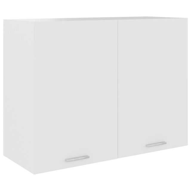 Berkfield Home Hanging Cabinet White 80x31x60 cm Engineered Wood - Size: 80 x 31 x 60 cm - image 1