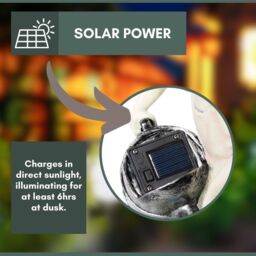 Marco Paul Solar Powered Garden Ornament - with Watering Can Outdoor Statue - thumbnail 5