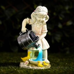 Marco Paul Solar Powered Garden Ornament - with Watering Can Outdoor Statue - thumbnail 8