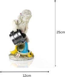 Marco Paul Solar Powered Garden Ornament - with Watering Can Outdoor Statue - thumbnail 2