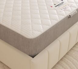 DS Living Haven Medium Memory Spring Essentials Mattress in Grey - Size: Small Double - thumbnail 3