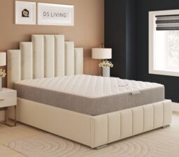 DS Living Haven Medium Memory Spring Essentials Mattress in Grey - Size: Small Double - thumbnail 1