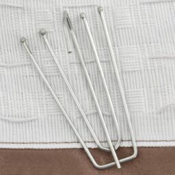 Berkfield Home Linen-Look Blackout Curtain with Hooks Taupe 290x245 cm - thumbnail 3