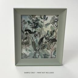Wee Blue Coo Sage Green Wood Picture Frame for 178mm x 228mm (9 x 7 Inch) Photo in Pale Green - thumbnail 6