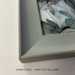 Wee Blue Coo Sage Green Wood Picture Frame for 178mm x 228mm (9 x 7 Inch) Photo in Pale Green - thumbnail 4