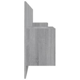 Berkfield Home Classic Bed Headboard with Cabinets Grey Sonoma Engineered Wood - thumbnail 5