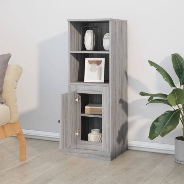 Berkfield Home Highboard Grey Sonoma 36x35.5x103.5 cm Engineered Wood - image 1