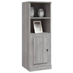 Berkfield Home Highboard Grey Sonoma 36x35.5x103.5 cm Engineered Wood - thumbnail 4