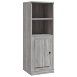 Berkfield Home Highboard Grey Sonoma 36x35.5x103.5 cm Engineered Wood - thumbnail 3