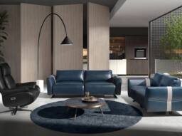 Angel Cerda Round Coffee Table 90x30 cm Black Porcelain Marble - thumbnail 4