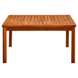 Berkfield Home Garden Coffee Table 85x85x45 cm Solid Acacia Wood in Brown - Size: 85 x 85 x 45 cm - thumbnail 3