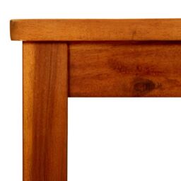 Berkfield Home Garden Coffee Table 85x85x45 cm Solid Acacia Wood in Brown - Size: 85 x 85 x 45 cm - thumbnail 5