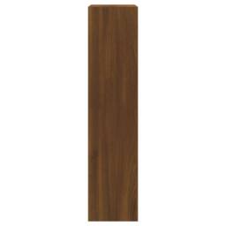 Berkfield Home Shoe Cabinet Brown Oak 63x24x103 cm Engineered Wood - Size: 63 x 24 x 103 cm - thumbnail 5