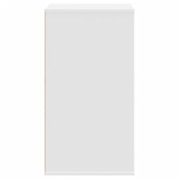 Berkfield Home Corner Chest of Drawers White 60x41x76 cm Engineered Wood - Size: 60 x 41 x 76 cm - thumbnail 6