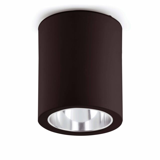 Netlighting Pote 1 Light Round Surface Mounted Downlight Black E27 - image 1