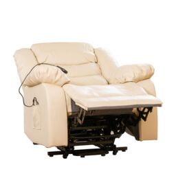 Artemis Home Brooklyn Electric Riser Recliner with Massage & Heat in Cream - thumbnail 2