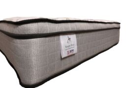 Knight Sleep Luxury 30cm Deep Ruby Pillowtop Mattress With Multiple layers Of Natutal Fillings in White - Size: Single - thumbnail 4