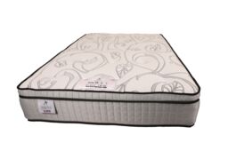 Knight Sleep Luxury 30cm Deep Ruby Pillowtop Mattress With Multiple layers Of Natutal Fillings in White - Size: Single - thumbnail 2