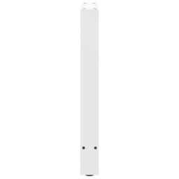 Berkfield Home Coffee Table Legs White 2 pcs 60x(72-73) cm Steel - thumbnail 6