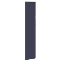 Berkfield Home Roller Blind Blackout Marine 60x230 cm Fabric Width 55.7 cm Polyester in Blue - thumbnail 3