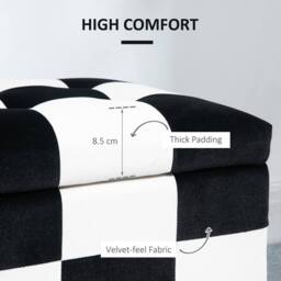 STILVORA Storage Ottoman 114 cm with Padded Top - thumbnail 7