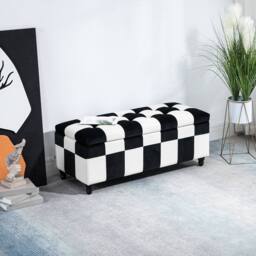 STILVORA Storage Ottoman 114 cm with Padded Top - thumbnail 2