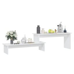 Berkfield Home TV Cabinet White 180x30x43 cm Engineered Wood - Size: 180 x 30 x 43 cm - thumbnail 3
