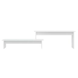 Berkfield Home TV Cabinet White 180x30x43 cm Engineered Wood - Size: 180 x 30 x 43 cm - thumbnail 4