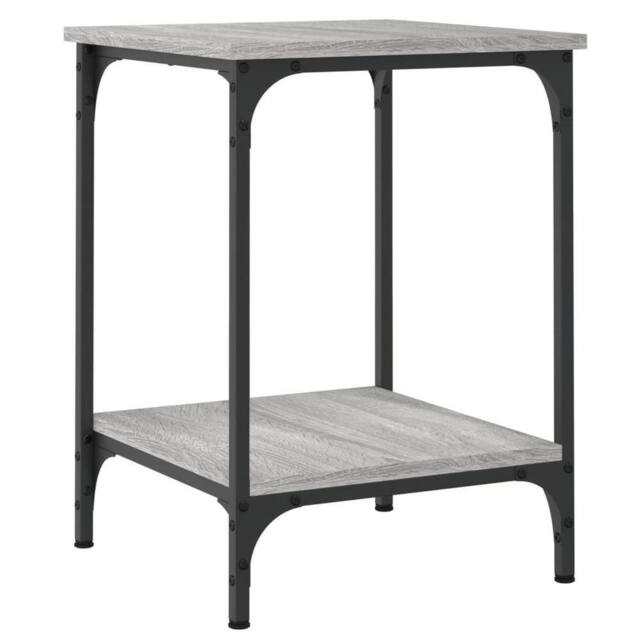 Berkfield Home Coffee Table Grey Sonoma 40x40x55 cm Engineered Wood - Size: 40 x 40 x 55 cm - image 1